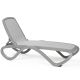 Nardi Omega Sun Lounger - Grigio / Grey Synthetic Fabric