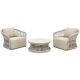 Roma 3 Piece Rope Outdoor Lounge Set