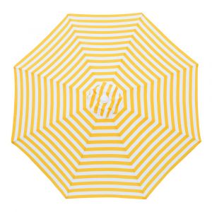 Billy Fresh Capri Yellow & White Outdoor Umbrella - 3M Diameter - Aluminium