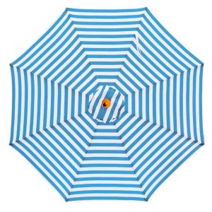 Billy Fresh Daydream Blue & White Outdoor Umbrella - 3M Diameter