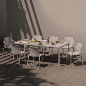 Nardi Tiberina 7-11 Piece Dining Setting With Tevere Extendable Dining Table