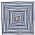 Billy Fresh Aruba - 2M Square Black And White Stripe 