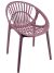 Basket Chair - 1 x Purple Left